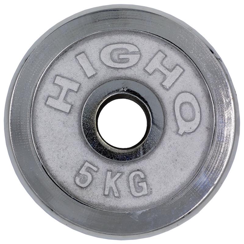 Диски Highq Sport TA-1802 хромированные 5 кг Серый (58508121)