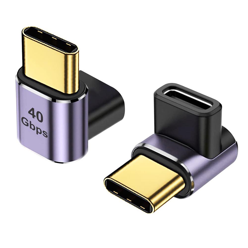 Угловой переходник USB Type-C M/F Metal Style-2 100W (48582e) - фото 2