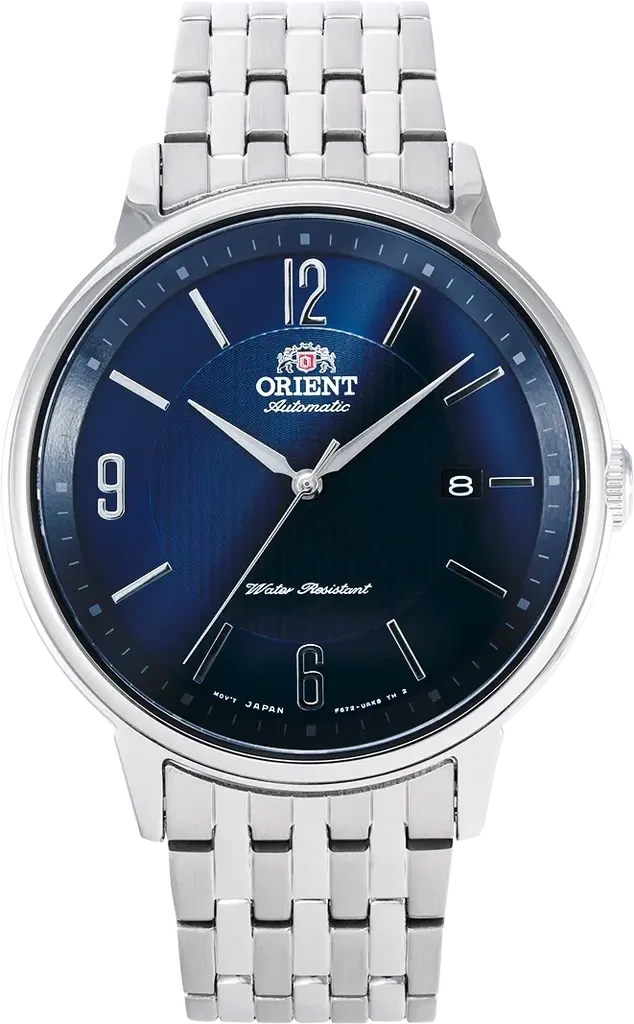 Наручний годинник чоловічий Orient Classic RA-AC0J09L10B з сталевим корпусом/сапфіровим склом WR 50 м Синій (3124584439)