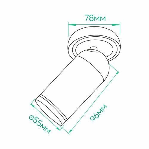 Светильник накладной поворотный ARDERO ML316 G5.3 IP20 Черный - фото 3 Светильник накладной поворотный ARDERO ML316 G5.3 IP20 Черный - фото 3