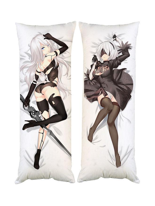 Подушка дакимакура Nier Automata декоративная ростовая для обнимания 40x100 см (1741840451)