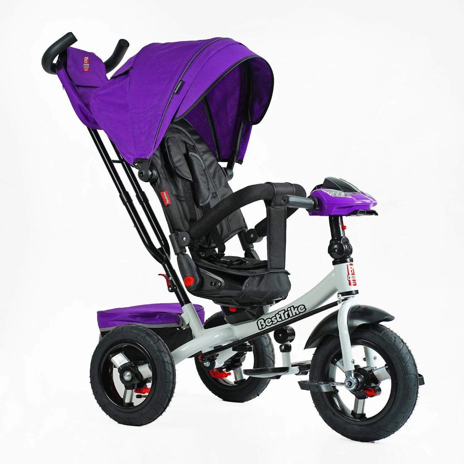 Детский велосипед Best Trike USB Bluetooth Violet (150257)