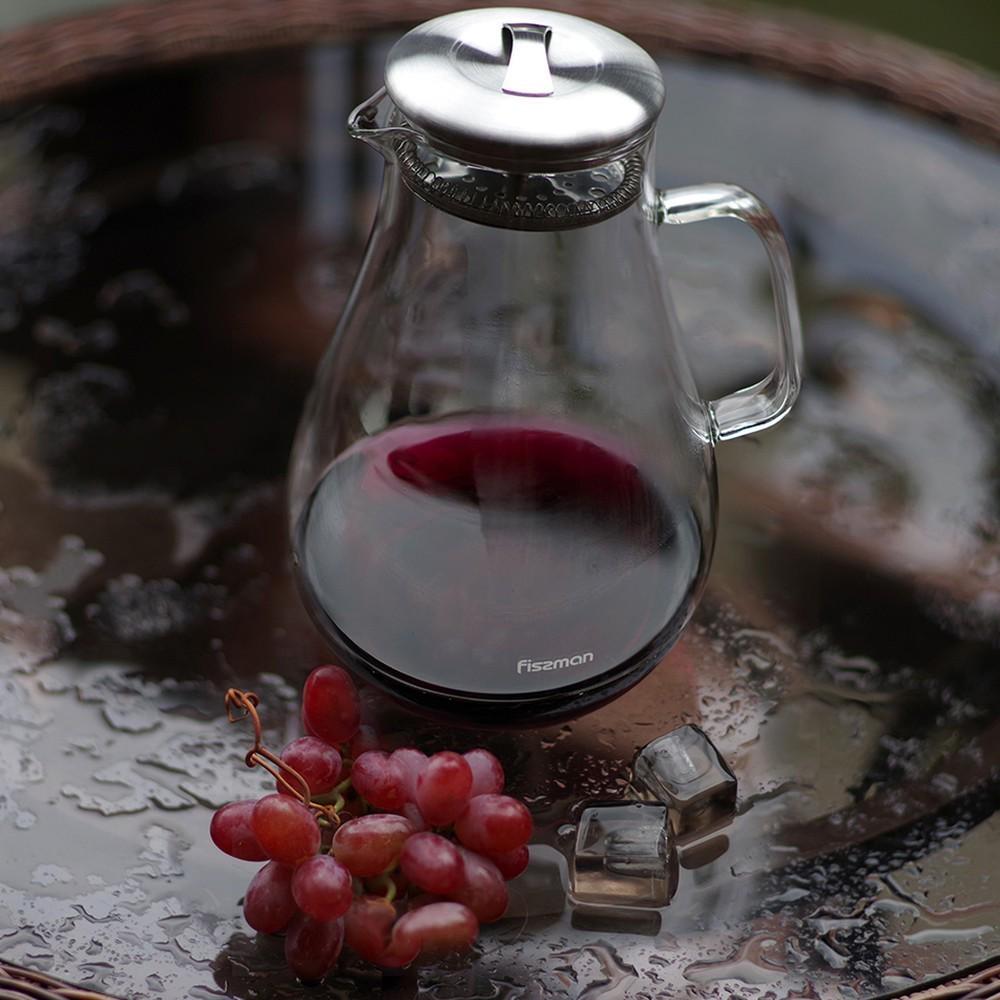 Кувшин Fissman 1,6 л Прозрачный (6439) - фото 8