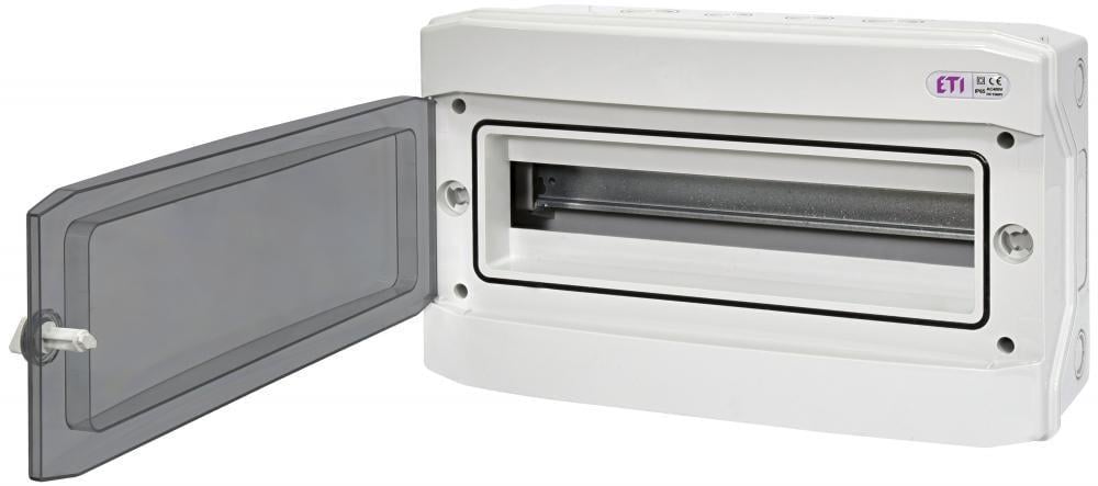 Щит розподільний ETI ECH 18PT 18 модулів пластик 259х428х144 мм Прозорий (1100350)