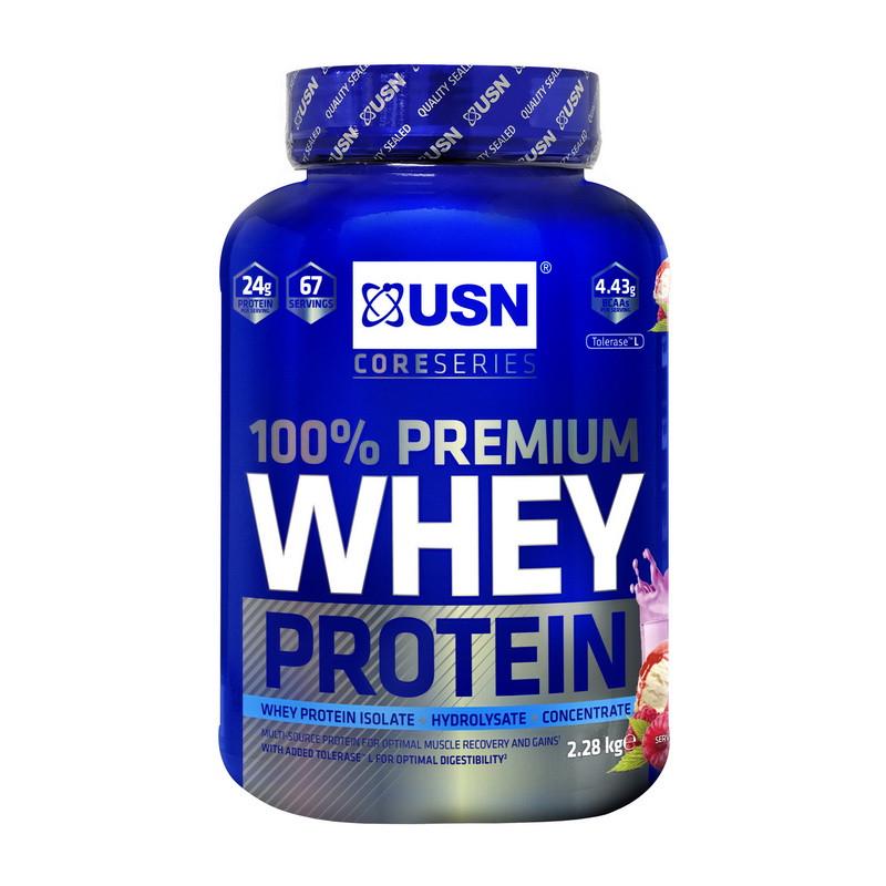 Сывороточный протеин USN Whey Protein Premium 2,28 кг Шоколадный крем (05501-02) Сывороточный протеин USN Whey Protein Premium 2,28 кг Шоколадный крем (05501-02)