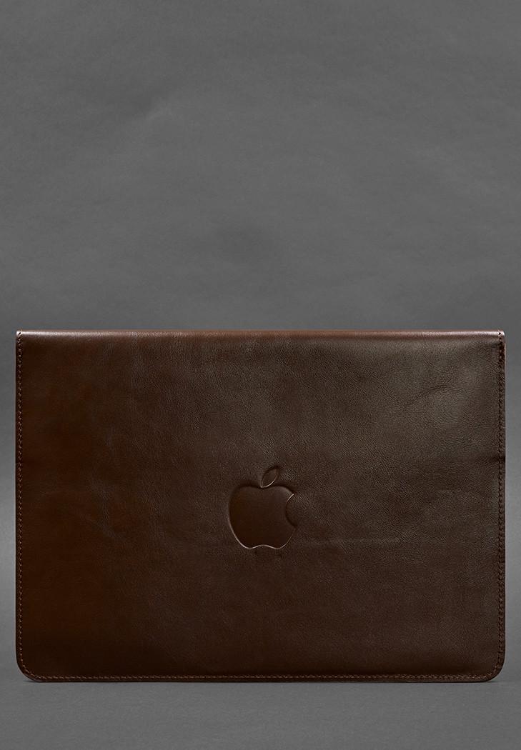 Чехол-конверт кожаный на магнитах для MacBook 15" Бордовый (A-027604) - фото 2 Чехол-конверт кожаный на магнитах для MacBook 15" Бордовый (A-027604) - фото 2