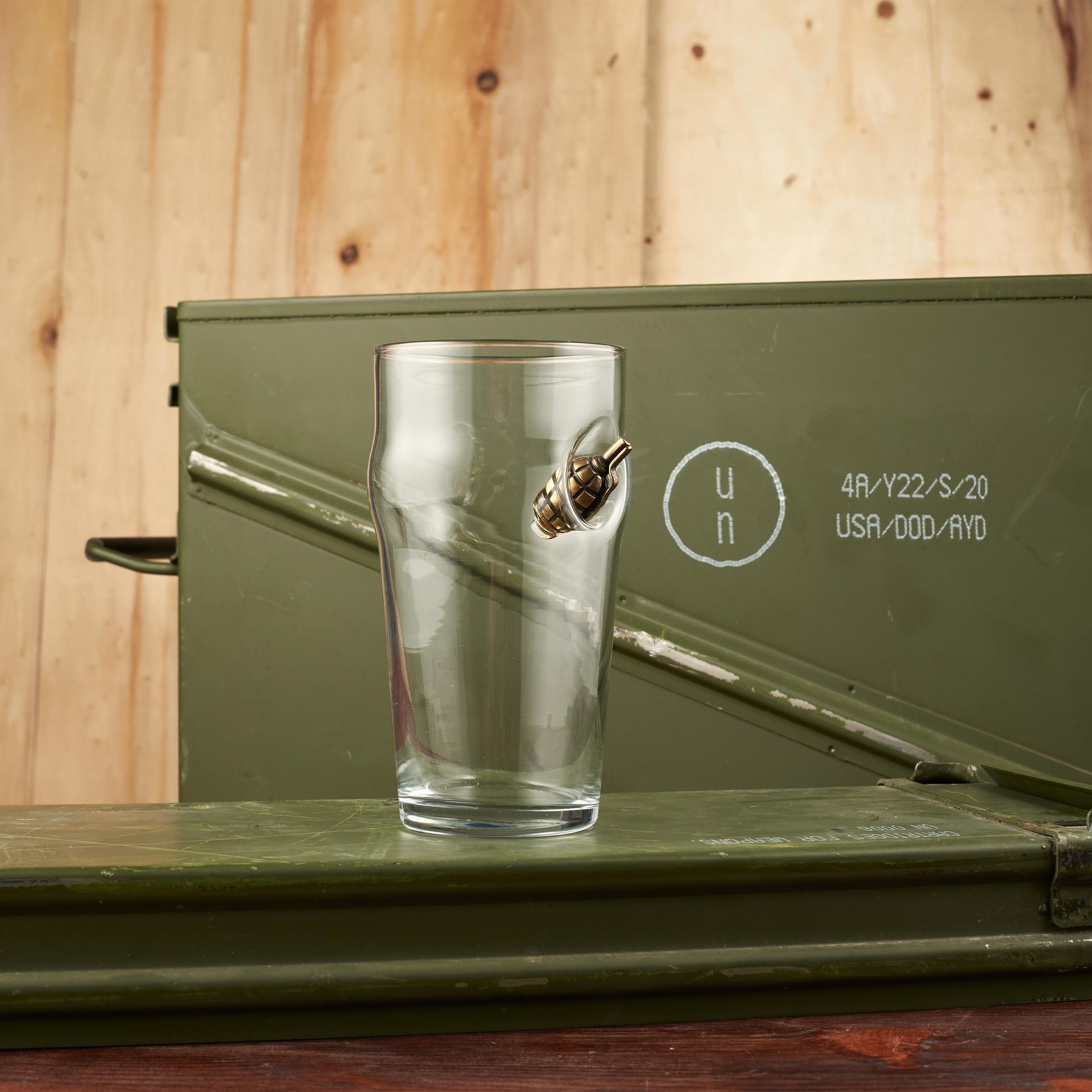 Набор БК пивные бокалы шар с лимонкой - фото 5 Набор БК пивные бокалы шар с лимонкой - фото 5