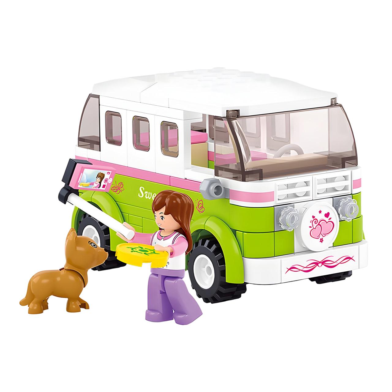 Конструктор Sluban Микроавтобус на 158 деталей (M38-B0523)