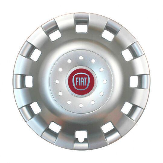 Ковпаки автомобільні SKS 414 R16 з логотипом Fiat 4 шт. Сріблястий Ковпаки автомобільні SKS 414 R16 з логотипом Fiat 4 шт. Сріблястий