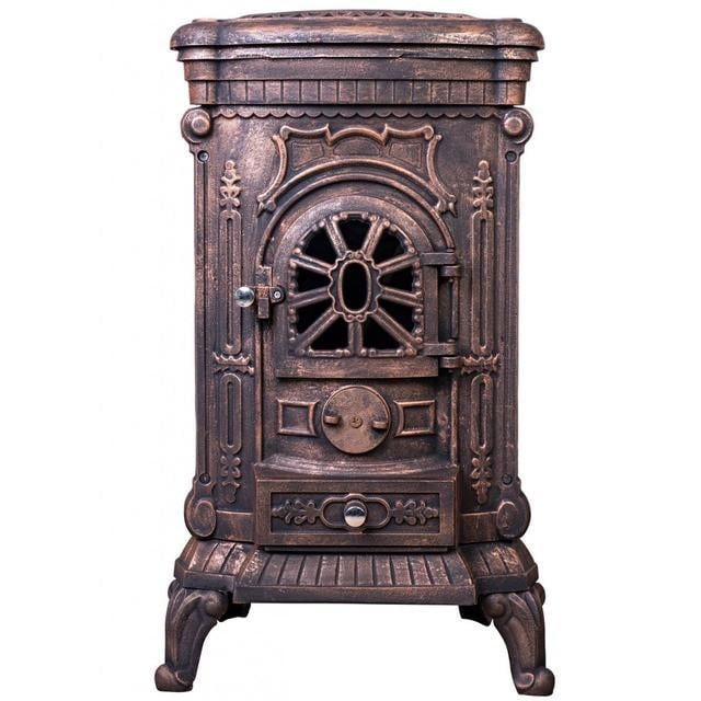 Печь чугунная буржуйка Bonro двойная стенка 9 кВт Золотой (2670148492)