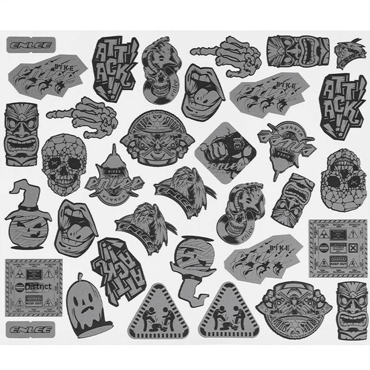 Світловідбивний комплект наліпок ENLEE FG-23 (EN-FG23-4542UA) - фото 3 Світловідбивний комплект наліпок ENLEE FG-23 (EN-FG23-4542UA) - фото 3