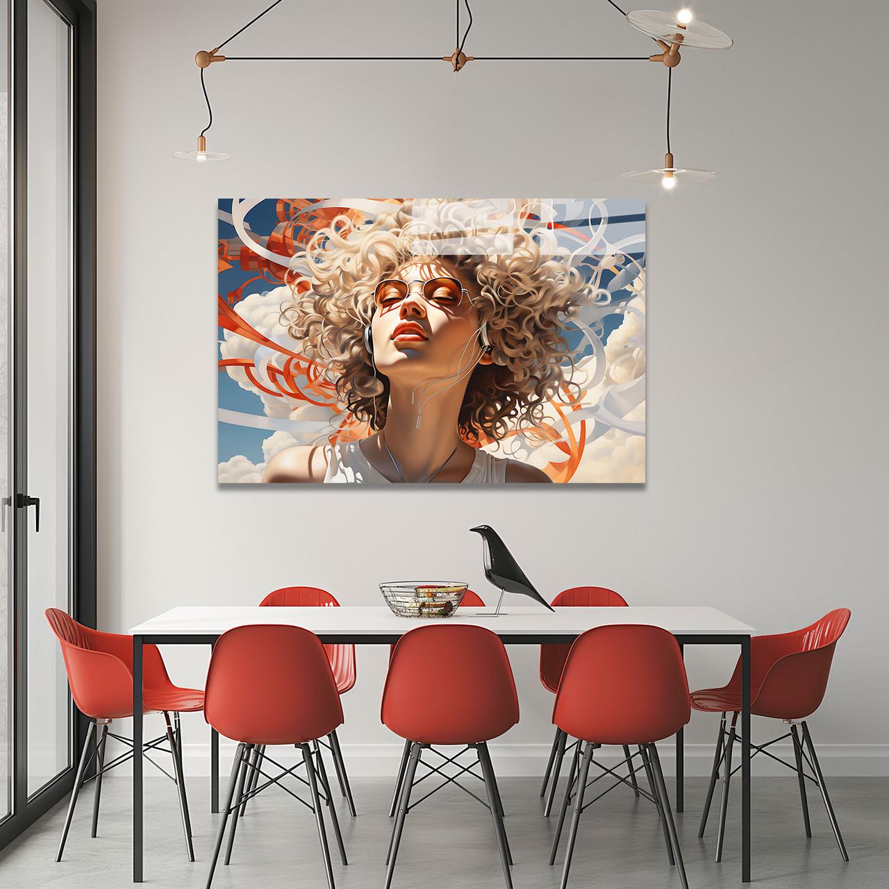 Картина на стекле NovellaPrint Полет вдохновения 90х60 см (401.3) - фото 3