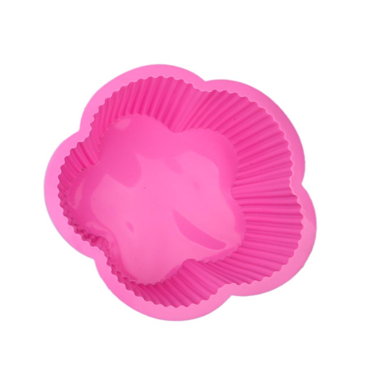 Форма силиконовая для выпечки Корзина 18 см Розовый (2358426373) - фото 1
