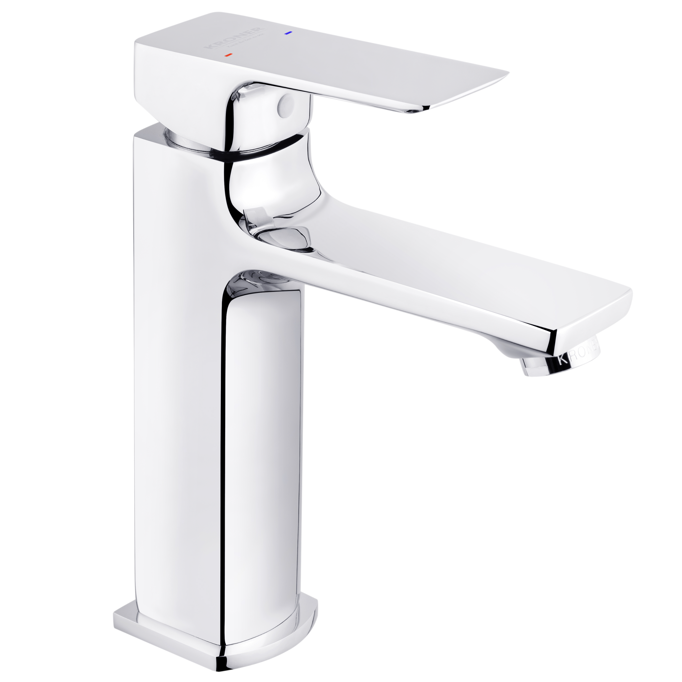 Смеситель для умывальника KRONER Harz-C010 CV023605 однорычажный Хром (136458)