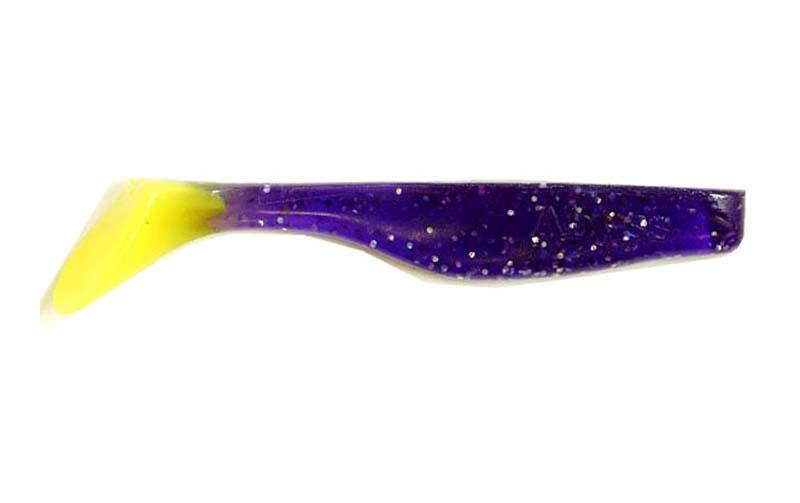 Силиконовый виброхвост Fox Abyss №057 9 см Purple/Yellow (8875)