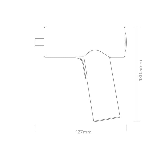 Викрутка електрична HOTO Screwdriver Gun Qwlsd008 та біти 10 шт. Red - фото 4