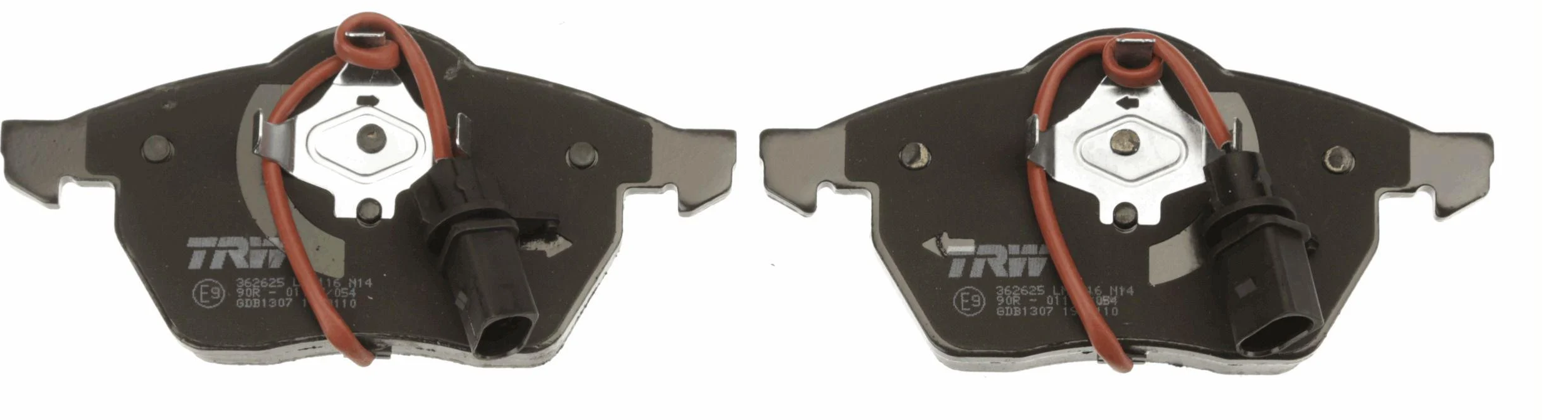Комплект тормозных накладок для дисковых тормозов TRW GDB1307