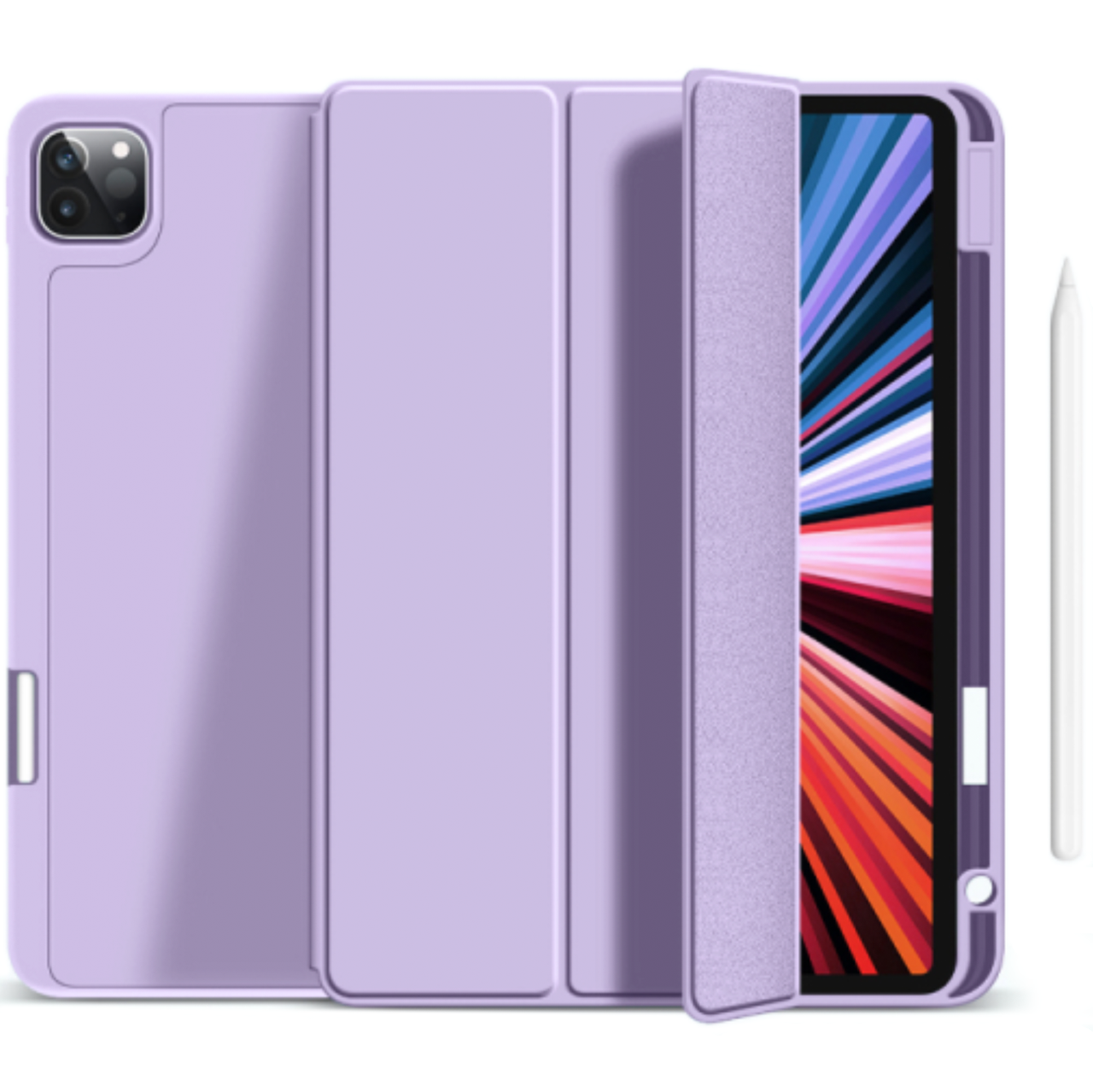 Чехол-книжка WIWU Skin Feeling Protective Case for iPad Pro 12,9 5th Gen 2021 M1 6th Gen 2022 M2 Dark Purple - фото 2 Чехол-книжка WIWU Skin Feeling Protective Case for iPad Pro 12,9 5th Gen 2021 M1 6th Gen 2022 M2 Dark Purple - фото 2