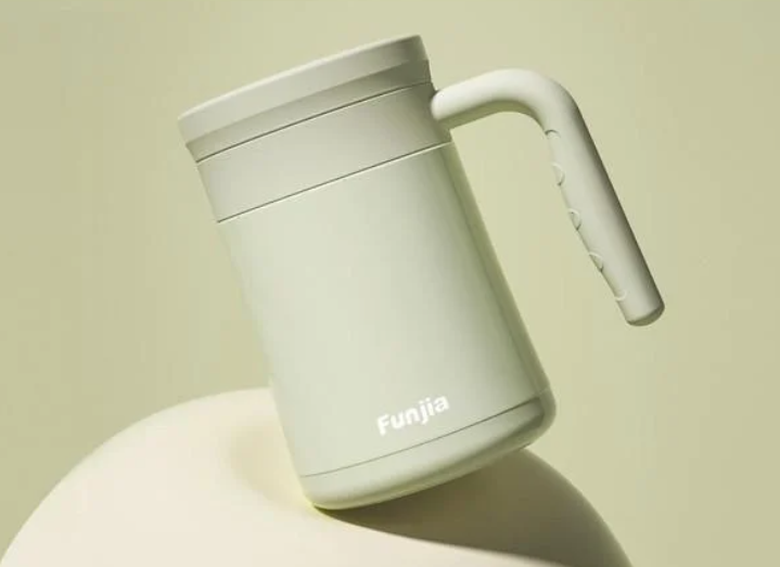 Термокружка Quijia Insulated Tea Mug Mocha Green
