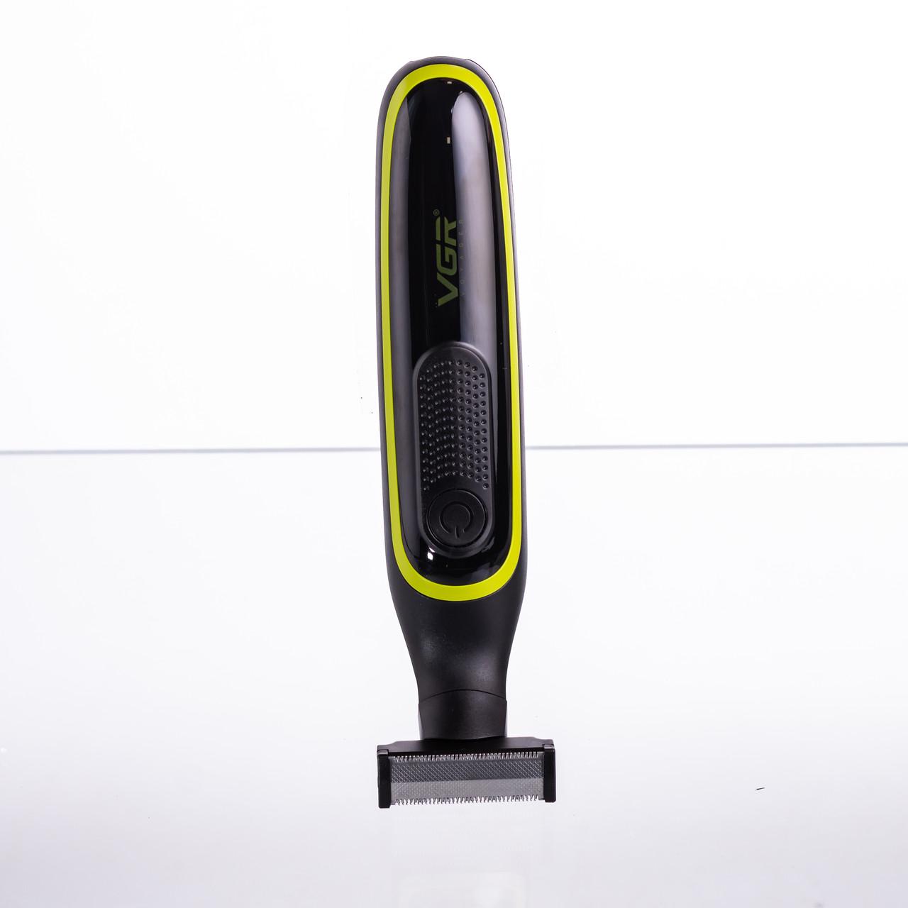 Триммер VGR V-017 для волос и бороды с 3 насадками Черный (7354) - фото 9 Триммер VGR V-017 для волос и бороды с 3 насадками Черный (7354) - фото 9