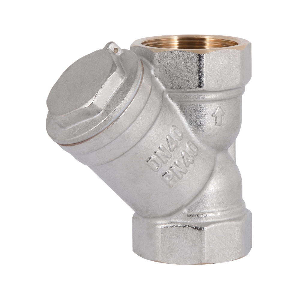 Фільтр грубого очищення Thermo Alliance Standart 1 1/2" ВВ нікельований для води косий (SD00053376)