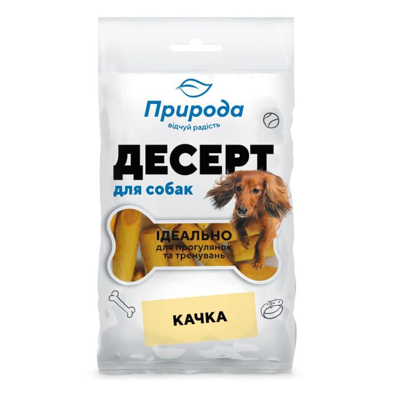 Лакомство для собак Природа Десерт Утка 100 г