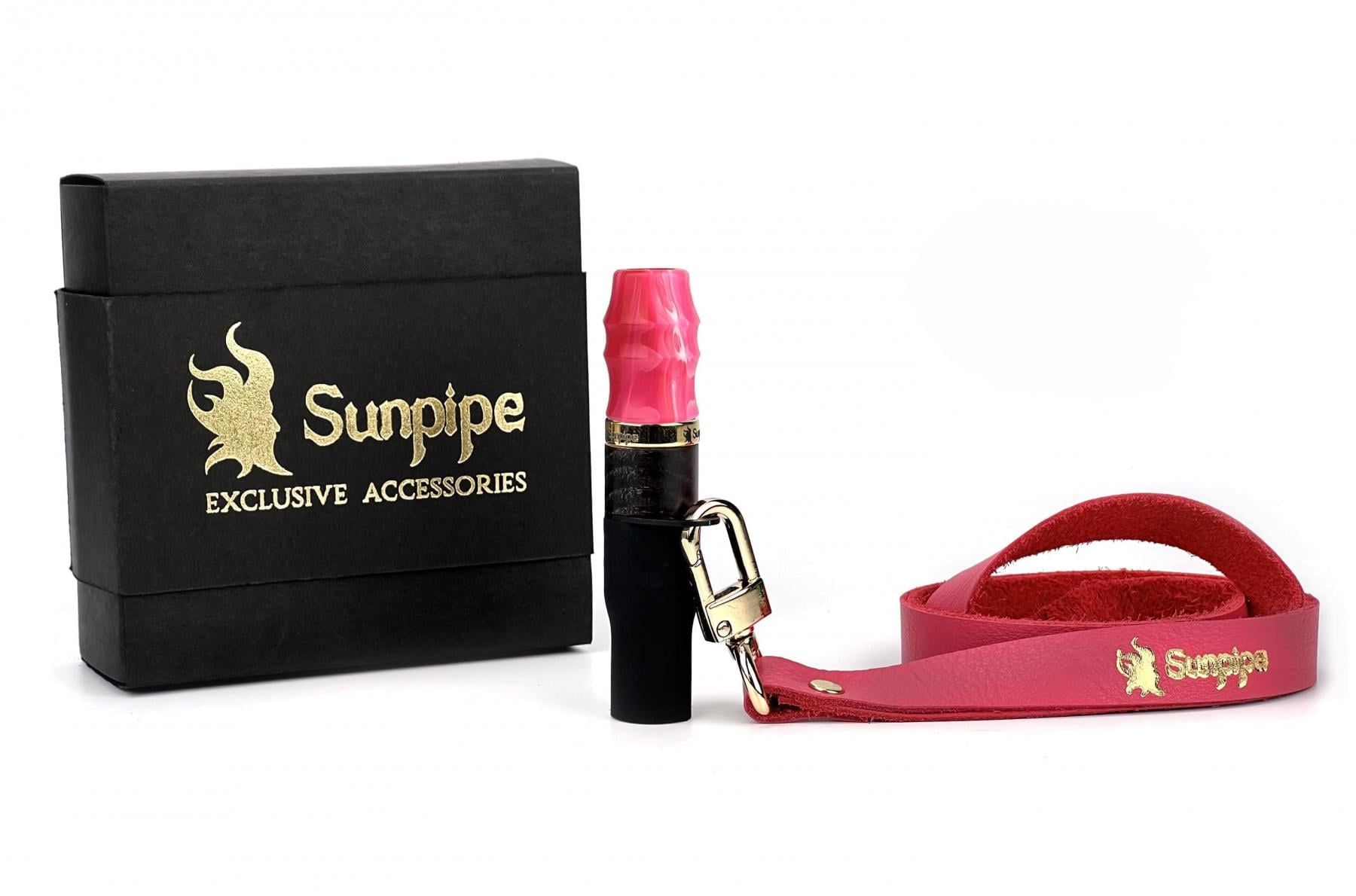 Мундштук персональный Sunpipe Premium Leather Розовый (LSSP212)