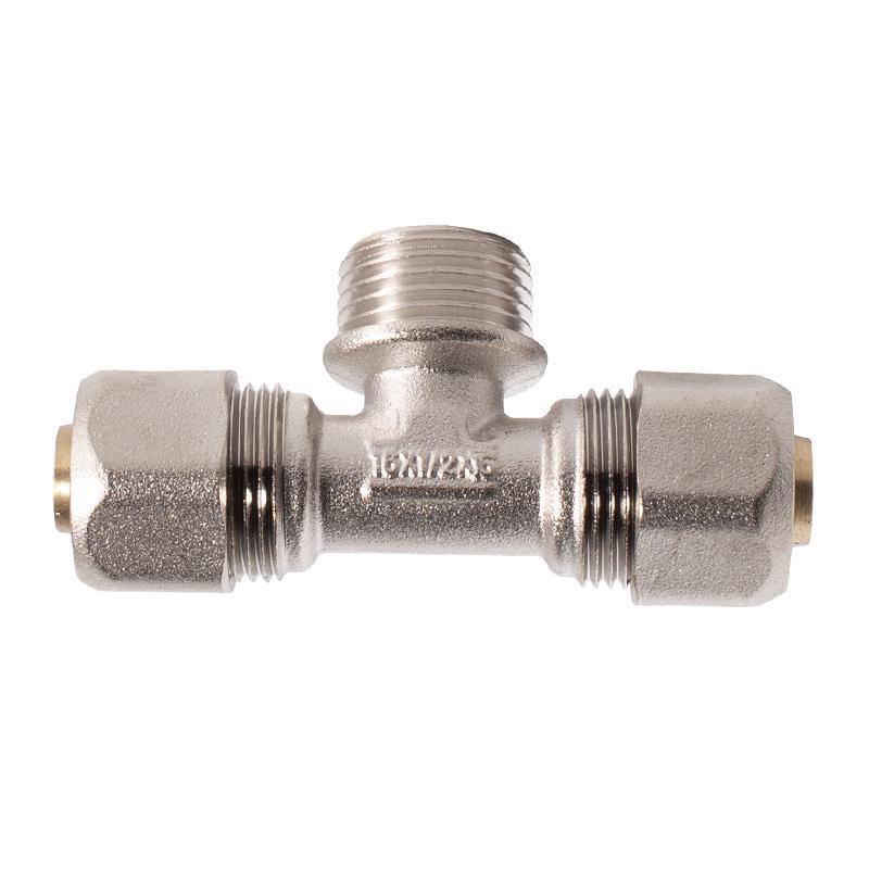 Тройник Karro KR0710 РЗ 16x16 мм x 1/2" (SQ-1035820)