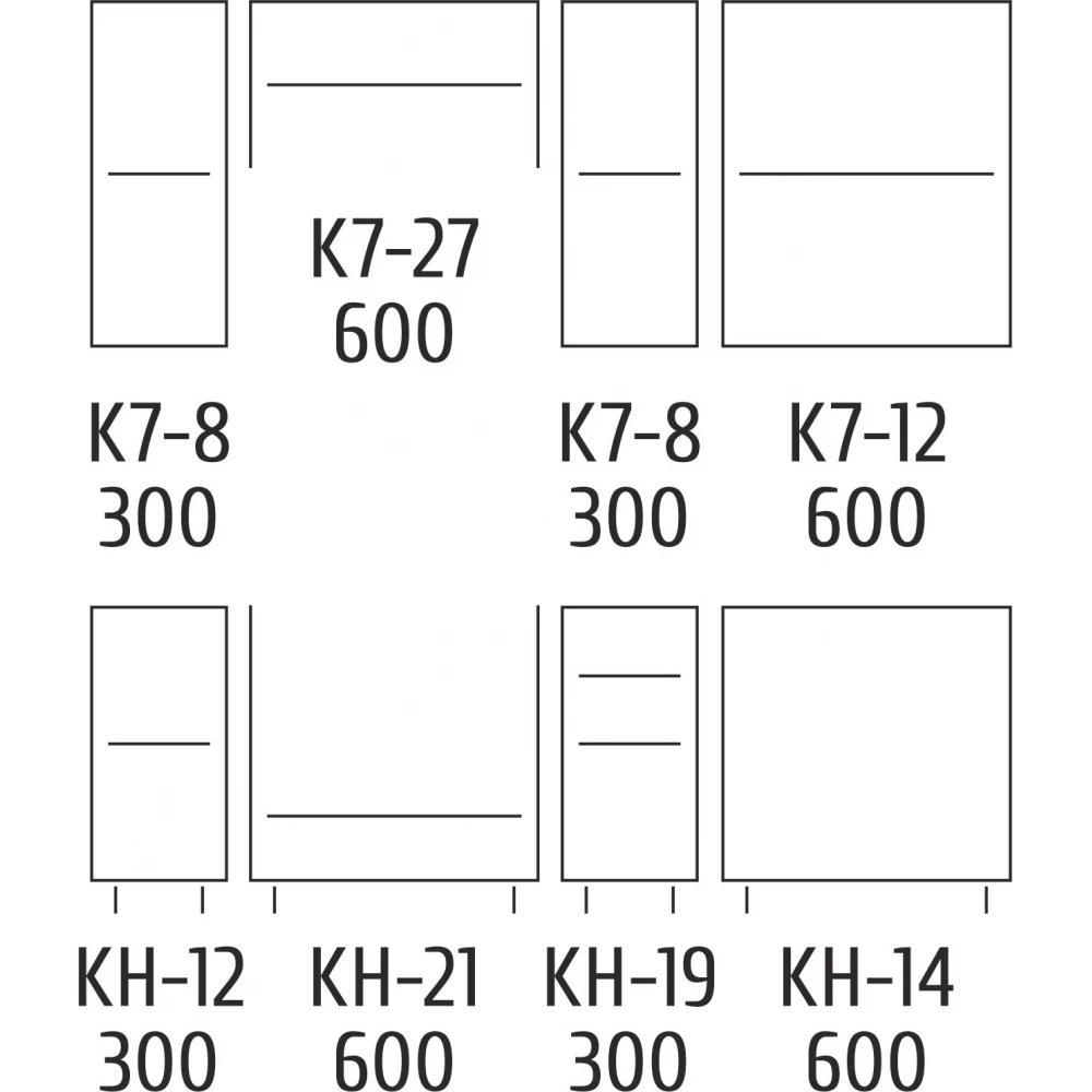 Кухня пряма Емма Софт 180 см Синій (S-80-006-180) - фото 3