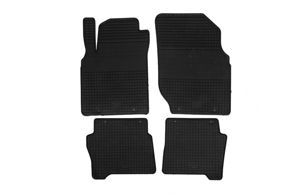 Коврики автомобильные PolyteP для Nissan Almera II N16 2000-2012 г. 4 шт. Черный (1922260447)