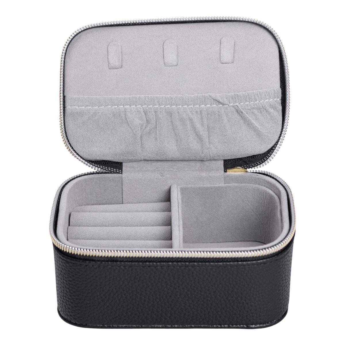 Ящик для украшений из экокожи на молнии (HP-5-26B)