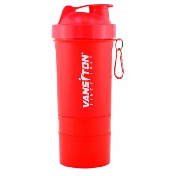 Шейкер Vansiton Shaker 3в1 500+200+150 500 мл Red (000026277)