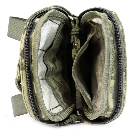 Барсетка військова Cordura 1000D для телефону та документів на пояс Піксель - фото 6 Барсетка військова Cordura 1000D для телефону та документів на пояс Піксель - фото 6