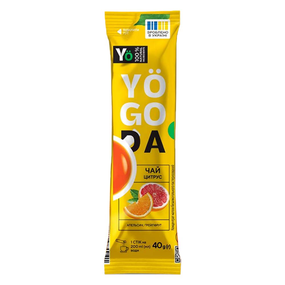 Напиток концентрированный YOGODA Чай Цитрус 40 г 12 шт. (28055342)