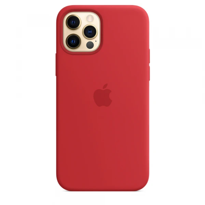 Чохол GoVern Silicone Case Full для Apple iPhone 12 Pro Max Red - фото 1