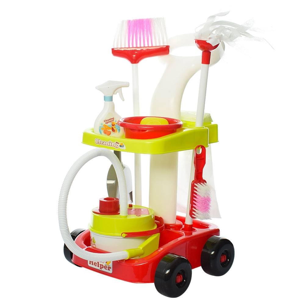 Детский игровой набор Limo Toy Тележка с аксессуарами Салатовый (667-34-36)