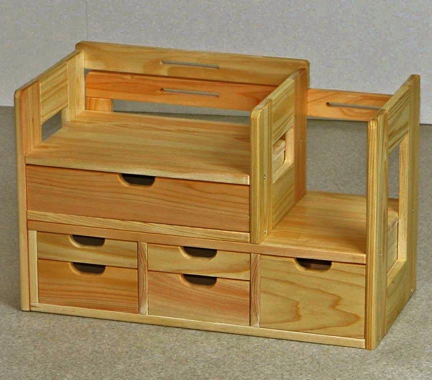 Полка-надстройка настольная из дерева Анделин карри (АКД-008503)