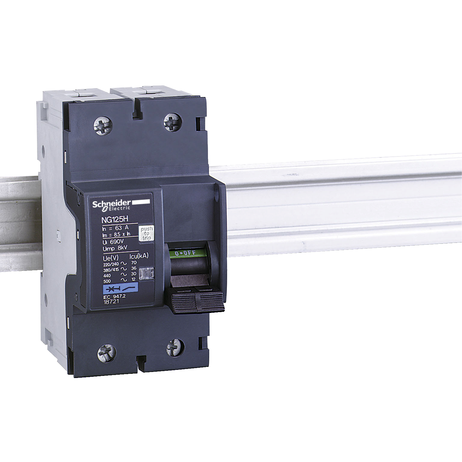 Автоматический выключатель Schneider Electric NG125H 2P 63A 25kA C (18721)