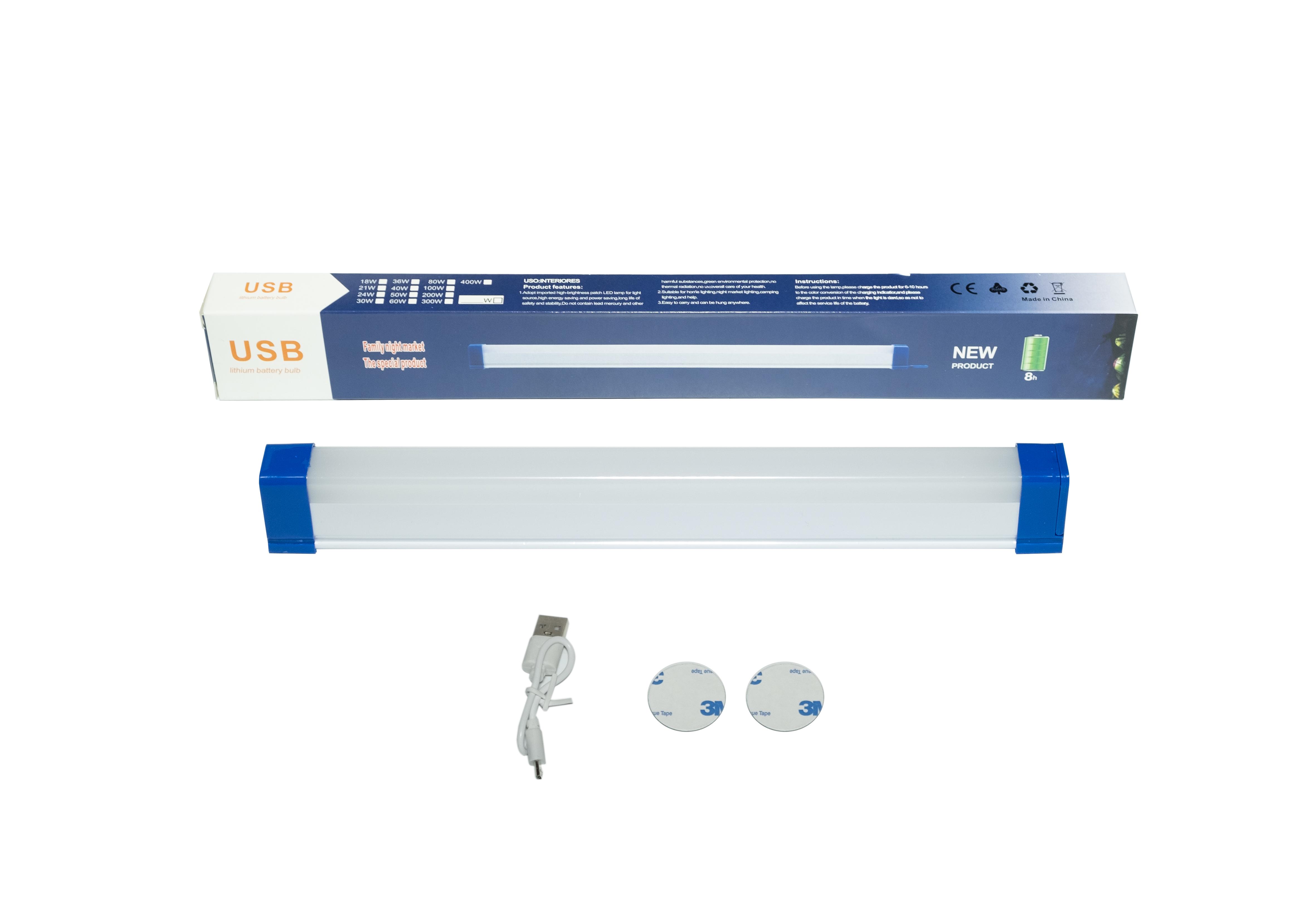 Светодиодная лампа EMERGENCY LIGHT TUBE USB аккумуляторная с магнитом 32 см (1704205001747)