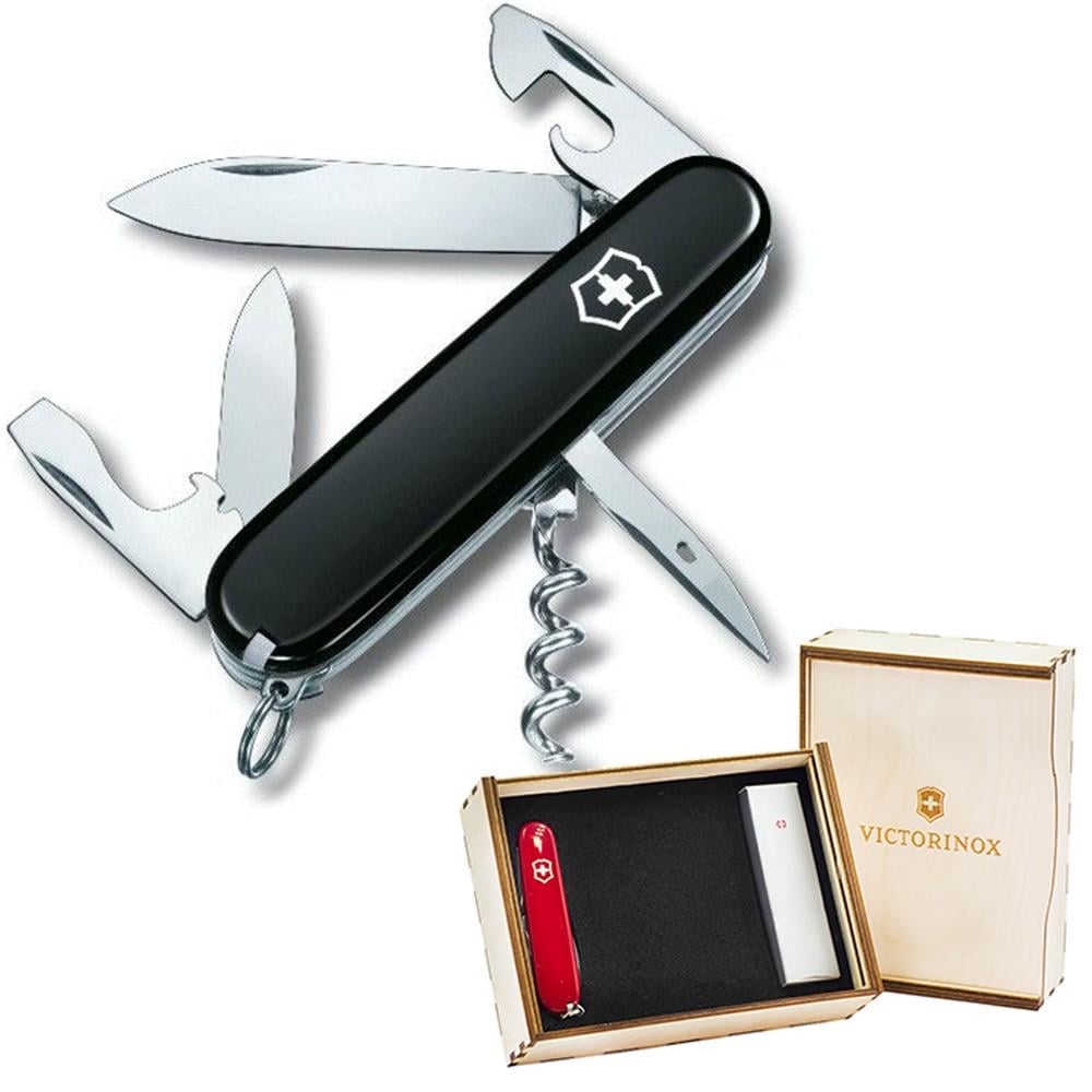 Комплект Victorinox нож швейцарский Spartan 1.3603.3 и подарочная коробка для ножа 91 мм (vix-2)