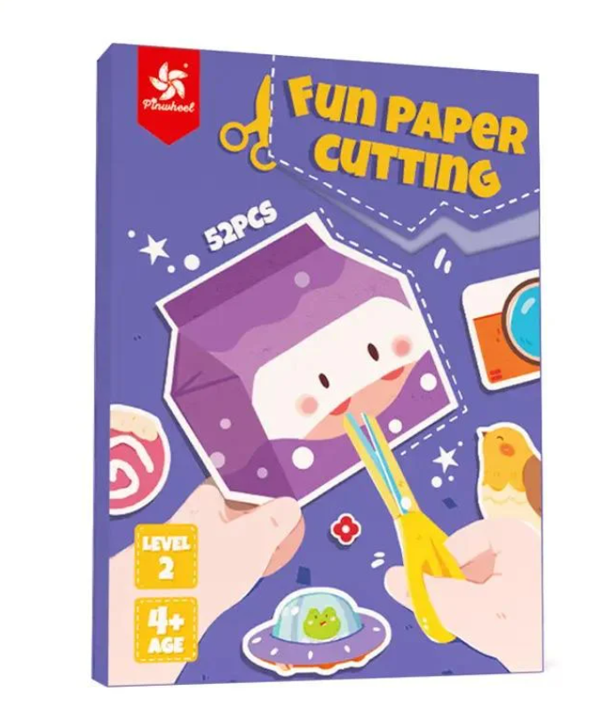 Альбом для аплікації Веселе вирізання з паперу Рівень 2