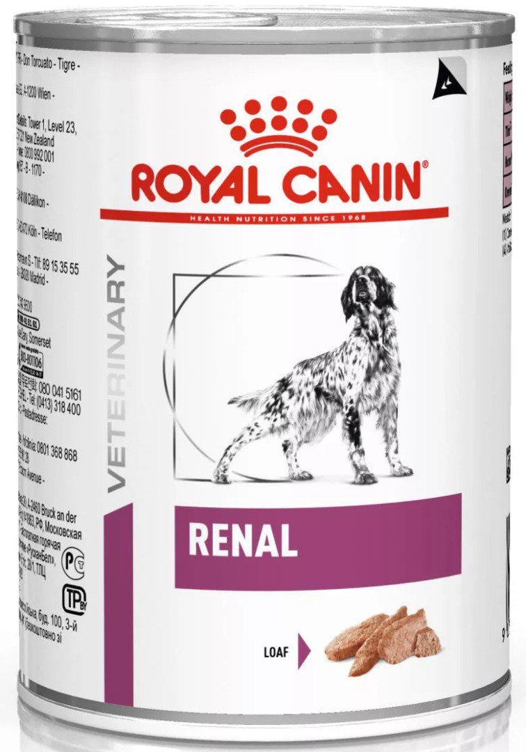 Корм вологий для собак Royal Canin Renal Canine Cans 410 г (9003579000748)