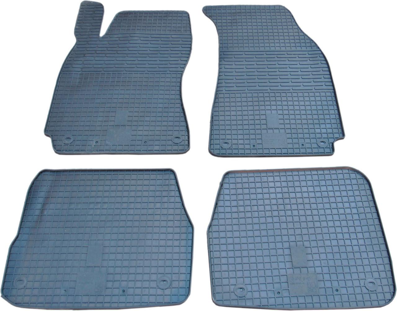 Коврики автомобильные в салон Budget Skoda Super B с 01-08 г.в. 4 шт. Черный (15293190)