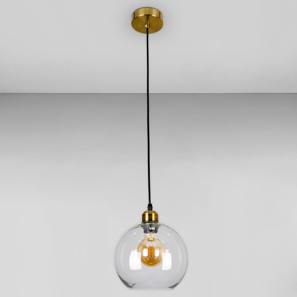 Люстра подвесная Лофт Light House LS-18640F-1 BRZ/CL Бронзовый/Прозрачный