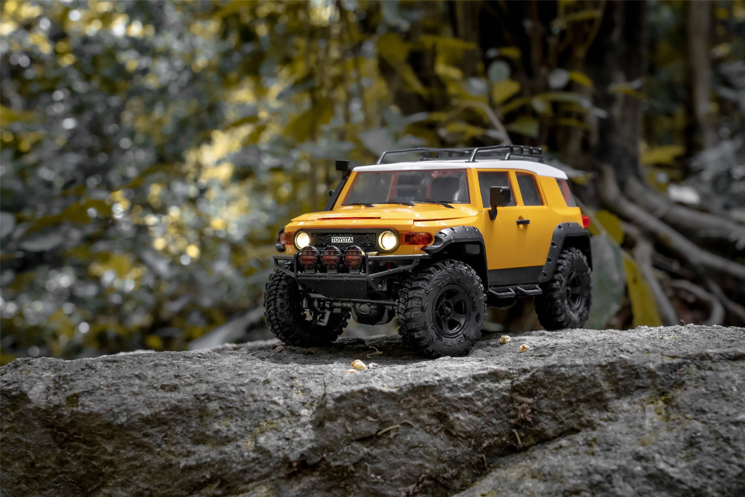 Машинка на радиоуправлении FMS 1:18 FJ Cruiser RTR Yellow - фото 19 Машинка на радиоуправлении FMS 1:18 FJ Cruiser RTR Yellow - фото 19