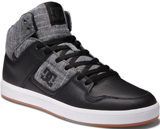 Кеды мужские DC Cure High-Top Man высокие р. 46,5/12,5 30,3 см Black Heahter/Grey - фото 4