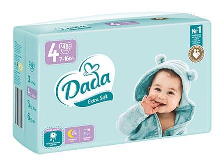 Подгузники детские Dada Extra Soft №4 7-16 кг 48 шт. (2655379772)