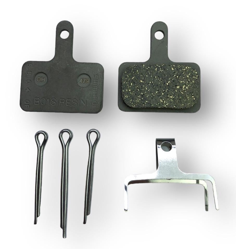 Колодки велосипедные тормозные disk Shimano B01S прямоугольные с хвостиком