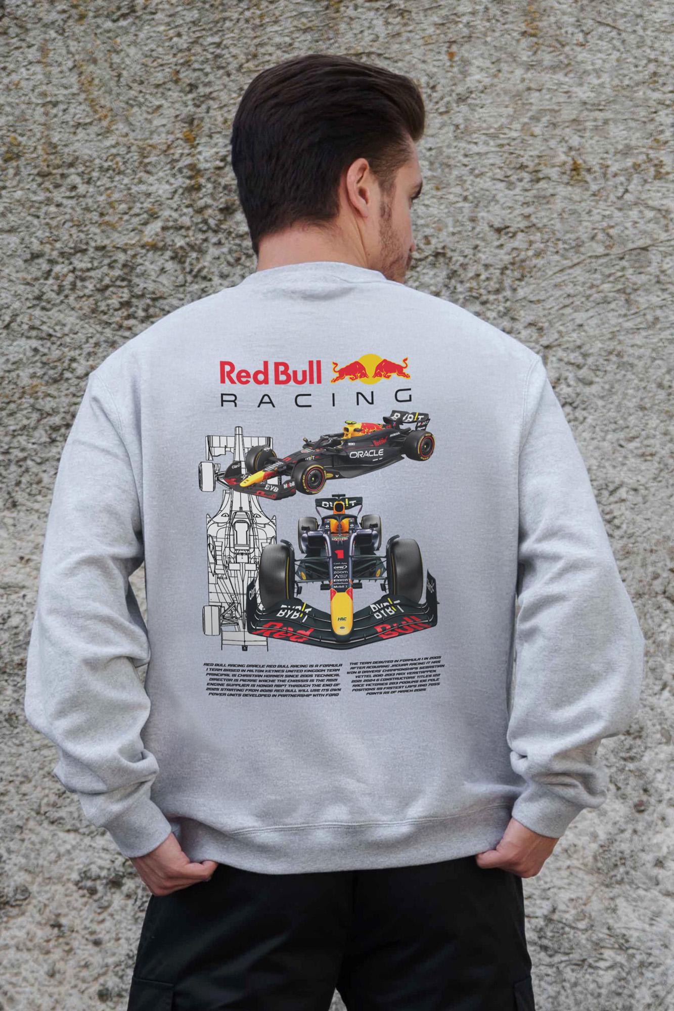 Свитшот оверсайз Redbull 2XL/3XL Grey (2XL/3XL8055750)