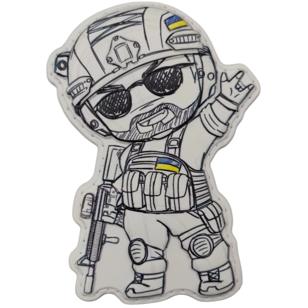 Патч объемный 3D Боевой лук Милитарь-модник (07131169)